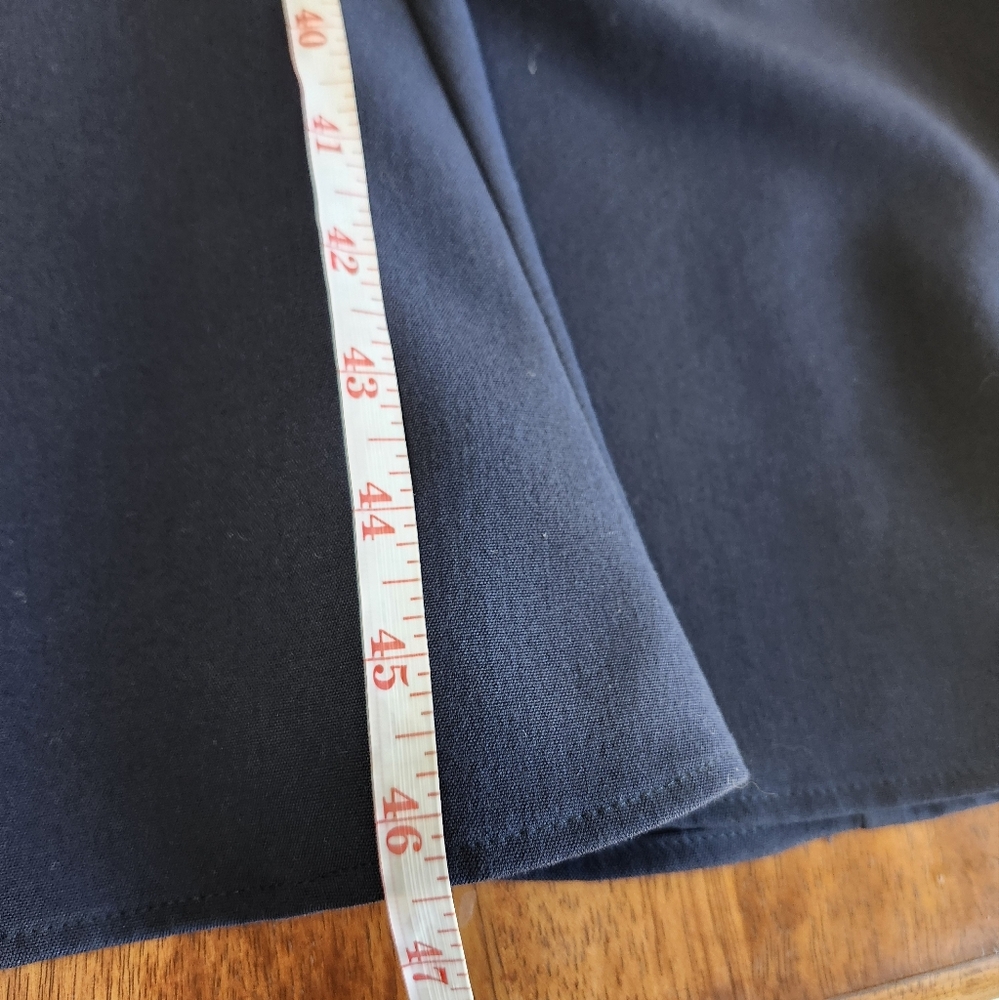 Stop Staring Navy Dress with Cream Trim - Picture 9 of 11